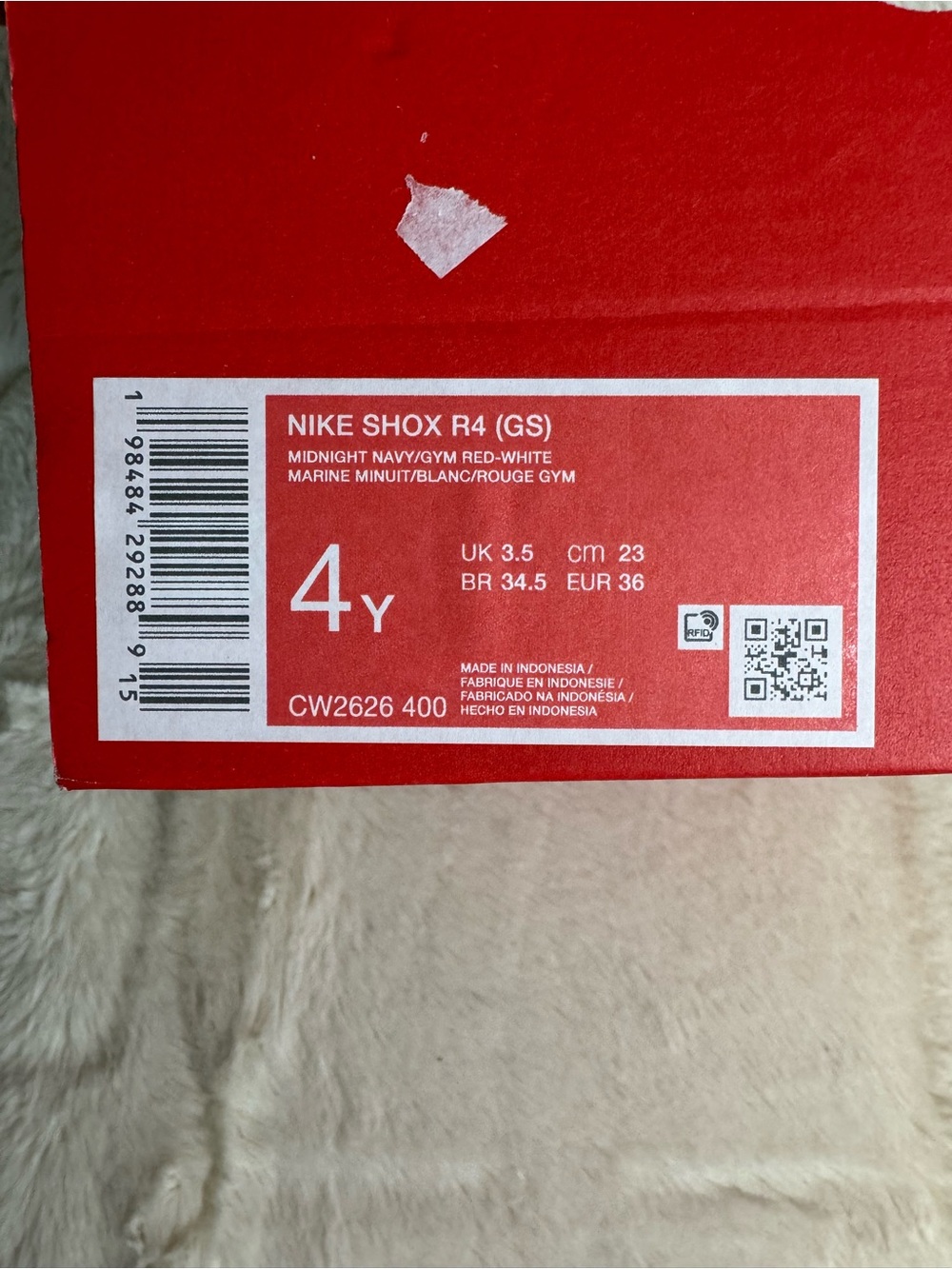 New in Box 🇺🇸 Nike Shox R4 (GS) - Picture 6 of 8